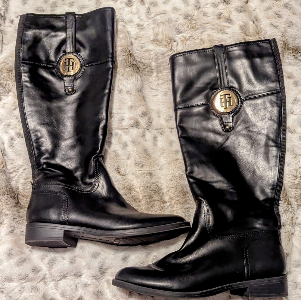 Tommy Hilfiger Tall Black Boots